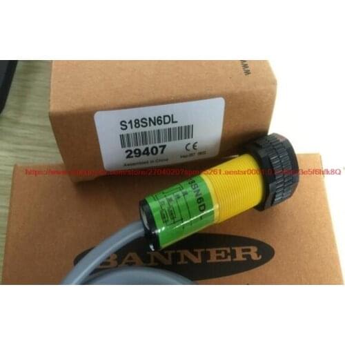 100% NEW S18SN6DL M18 photoelectric switch lens reflection object sensor switch sensor 10-30V