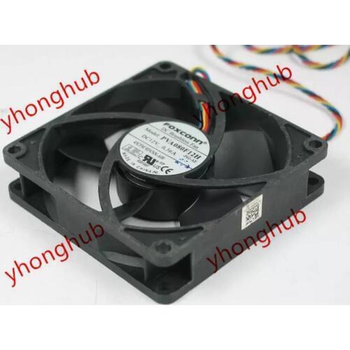 Foxconn VA080F12H-P02 E DC 12V 0.36A 5-wire Server Cooling Fan