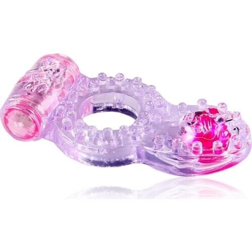 Penis Ring Delay Cock Rings Male Silicone Adjustable Man Vibrator Ejacualtion Product Clitoris Stimulate Elastic Erotic Sex Toys