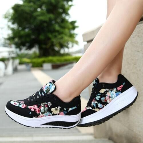 VTOTA Women Shoes 2018 Fashion Sneakers Women Basket Femme Comfortable Wedges Sneakers chaussure femme Women Vulcanize Shoes