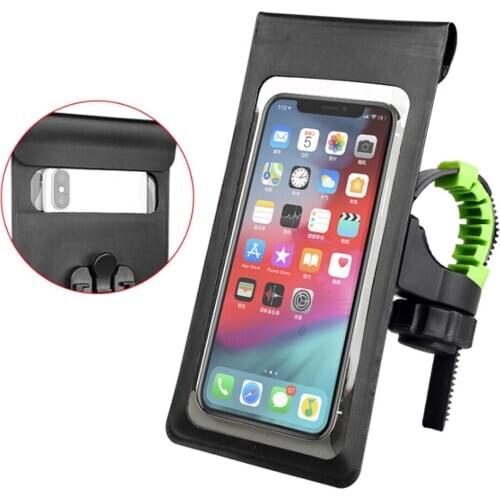 LOCLE Waterproof Touch Screen Cycling Bike Bicycle Bag For Mountain Road Bike Cycling Mobile Phone Holder Bag Case Quick Release