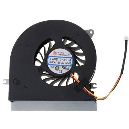 Original CPU Fan for MSI MSI GT72 GT72S GT72VR 6QD 6RD MS-1781 MS-17 CPU Cooling Fan Cooler PABD19735BM 3Pin 0.65A 12VDC