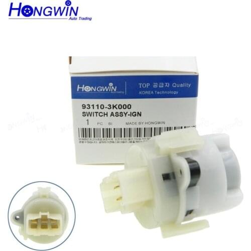 Genuine No.:93110-3K000 New Ignition Starter Switch For Hyundai Santa Fe Sonata Accent Veracruz Ix55 KIA Amanti Rio Sedona 06-12