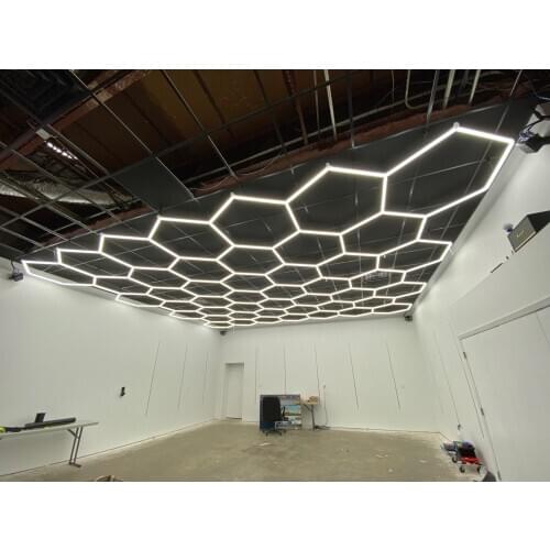 Car Inspection Portable Luxury Hexagrid Led Flood Light Alum DIY for Car Coating Station Popular