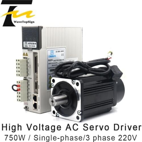AC Servo JASD7502-2500-4-W+80JASM07230K-2500C-W AC Servo Motor driver 750W