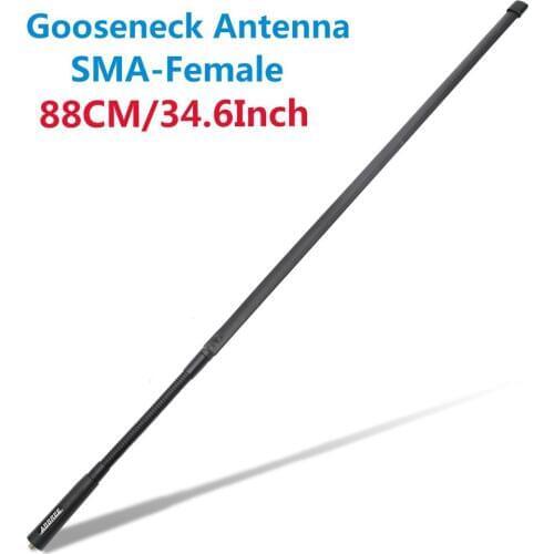 Gooseneck Tactical Foldable Antenna Dual Band 144/430Mhz SMA-Female Antenna for Baofeng UV-5R UV-82 Two Way Radio Walkie Talkie
