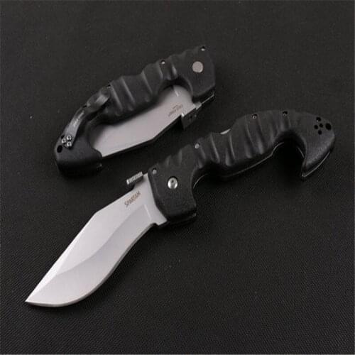 Cold steel Big Dogleg Folding Knife 440C Sharp Blade ABS Engineering Plastic Hunting And Camping Tactical EDC Tool
