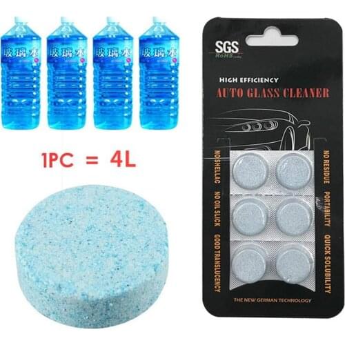 Solid Washer Concentrate Making Up Auto Glass Cleaner Car Windshield Washer Fluid Windscreen Wipers
