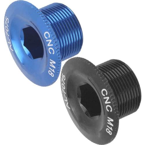 Bike Chainwheel 2Pcs Mountain Bike Crank Arm Fixing Bolts Bicycle Aluminum Alloy Crank Cover Screw Cap Bicycle parts