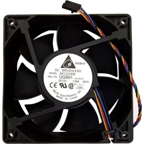 12cm Violence Ants S7 S9 Computer Cpu Cooling Fan 6000RPM Cooling Fan Replacement 4-pin Connector For Antminer Bitmain S7 S9