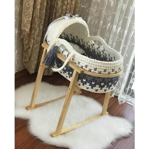 Knit poufs, rugs, chunky blankets, newborn baby baskets