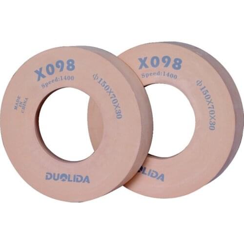 X098 Ceium polishing wheels,Size 150*30*70 Glass polishing wheels for glass edger,double edger,bevelling machine
