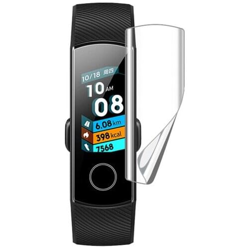 For honor band 5 screen protector for huawei honor band 4 5 strap hydrogel film honer band4 band5 not tempered glass