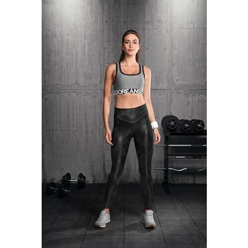 Doreanse Leopard Black Women Leggings 8050