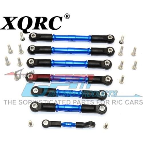 1 set of 7 traxxas 1 / 10 lash LCG upgraded metal thickened adjustable connecting rods