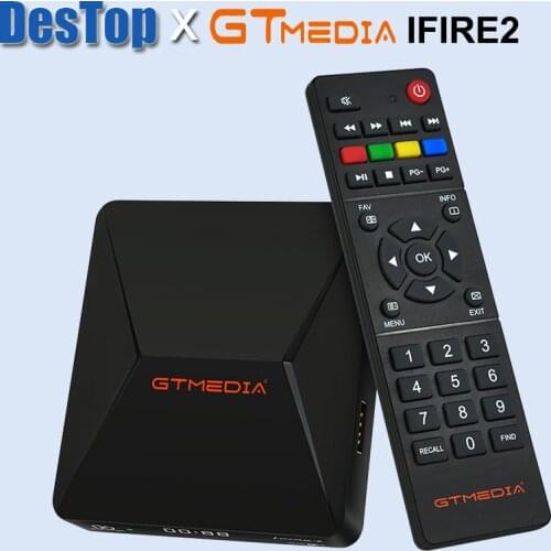 GTMedia Ifire2 TV Box Digital Set Top Box TV Decoder FULL HD 1080P HEVC 10bit 2.4G Wireless Remote Control iFIRE 2 IPTV Box