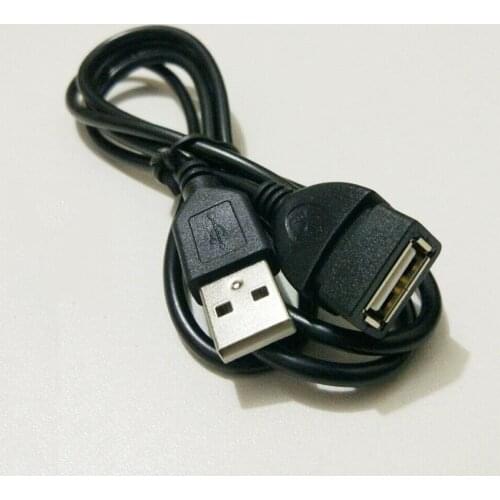 300pcs wholesale npackage A MALE to A FEMALE USB 2.0 1M Data Sync Extender Extension Cable Cord Adapter