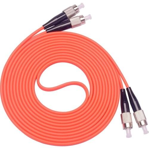 5 Pcs/Lot MM,50/125,62.5/125,Duplex 2.0mm,PVC ,FC-FC Multimode OM2 Fiber Optic Cable Patch Cord FTTH Fiber Optic Jumper