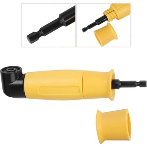 90 Degree Right Angle Drill Chuck Universal Bit Driver Corner Electric Power Cordless Adapter Screwdriver