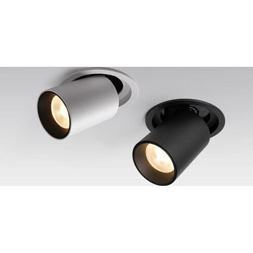 Anti Glare Led Downlight Ceiling Spot Light 7W 12W Dimmable LED Bulb AC85-265V Round Recessed lamp for indoor Lighting Fixtures