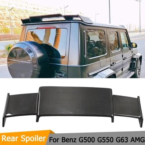 Car Rear Roof Spoiler for Mercedes-Benz G Class Standard G500 G550 G63 AMG 2019 2020 Carbon Fiber Rear Boot Lip Wing Spoiler