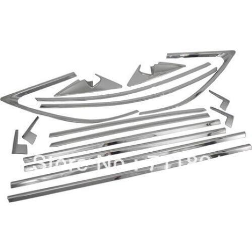 Car Styling Chrome Side Door Window Full Trim Set For Kia Sorento 2013