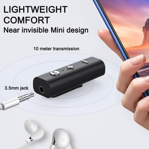 Bluetooth 5.0 Receiver For 3.5mm Jack Earphone Headphone Music Wireless TV Aux Car Handsfree Speaker Adapter Audio Transmit G5A4
