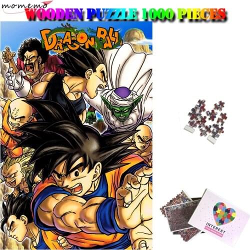 MOMEMO Customized Wooden Puzzles Classcal Anime Dragon 1000 Pieces Cartoon Ball Wooden Jigsaw Puzzle Adults Kids Puzzles Toys