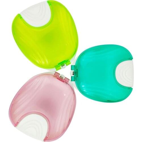 1Pcs New Press-to-Open Dental Retainer Denture Storage Box Partial Denture Case Orthodontic Small Teeth Box Travel Outdoor Boxes