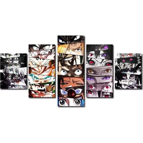 Canvas Paintings on The Wall Art One Piece Eyes Posters and Prints Modern Pictures for Living Room No Frame