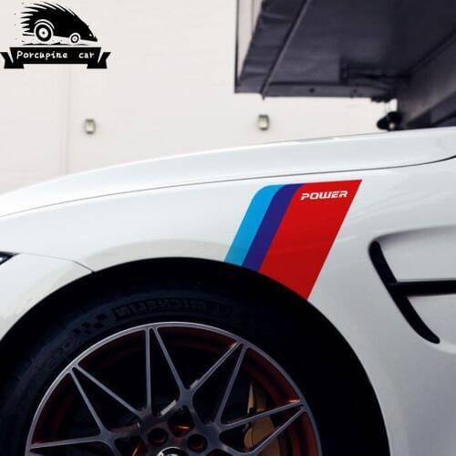 Car Side Fender Flares Mud Flaps Splash Guard Stickers Decals For BMW e90 e46 f30 f10 f34 X1 x3 x4 x5 e70 f15 f16 x6 e71 M3