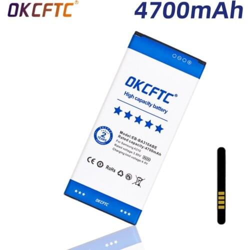 Original EB-BA310ABE 4700mAh battery For Samsung GALAXY A3 2016 Edition A310 A5310A A310F SM-A310F A310M A310Y +Tools