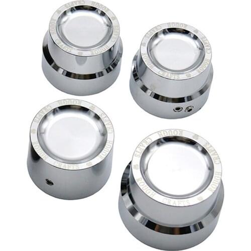 Motorcycle Front Rear Axle Nut Cap Covers for Sportster XL883 XL1200 2004-2013