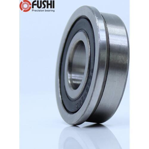 F6202 F6202RS Bearing F6202-15-2RS 15x35x11 mm ABEC-1 4PCS Flange Ball Bearings F6202-RS Garden Cart Wheel Bearing