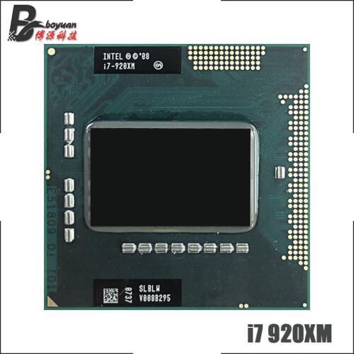 Intel Core i7-920XM i7 920XM 2.0 GHz Quad-Core Eight-Thread CPU Processor 8M 55W Socket G1 / rPGA988A
