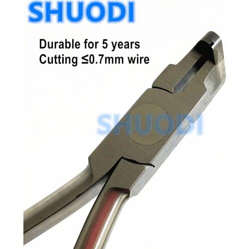Dental Cut Forcep Dental Orthodontic Wire Distal End Cutter Plier Insert Cutting 1/3 Goden Holder Tip with TC Instrument