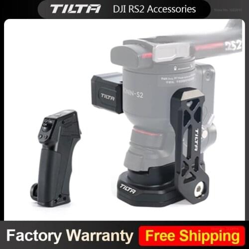 INSTOCK Tilta DJI RS2 Accessories Wireless Control Set Multifunctional Remote Handle Kit With Power Supply Base Plate RS 2