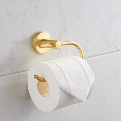 Vidric Carlisle matte gold-zinc alloy is a copper wire drawing roll toilet paper holder metal shelving