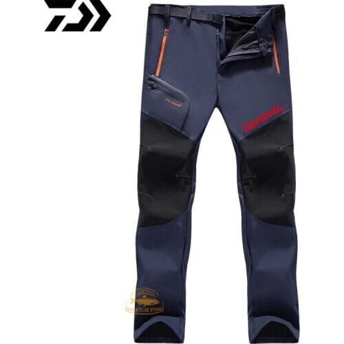 Fishing Waterproof Thermal Pants DAIWA Daiwa Outdoor Mens New Fishing Breathable Trousers Quick-drying Panel Climbing Trousers