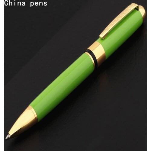 High quality 250 Green Business office Medium Nib Ballpoint Pen New student School Stationery Supplies pens for writing