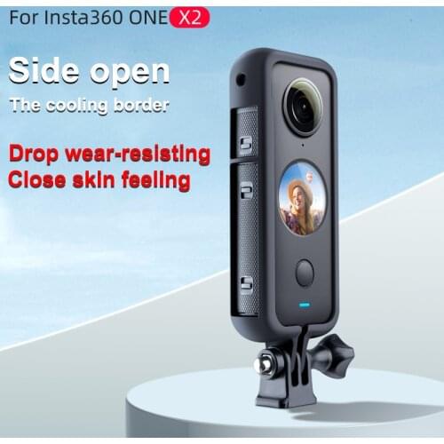For Insta360 ONE X2 Lens Guards Lens Cap Utility Aluminum Alloy Frame Sports Camera Protector Shell Cover Expand Accessories