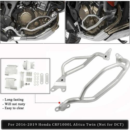 Lower Crash Bar Bumper Protector Frame for 2016-2019 Honda CRF1000L Africa Twin ABS CRF 1000L Engine Guard Under Bumper Cover