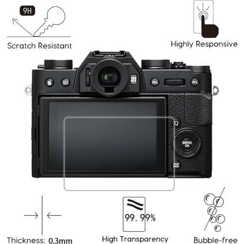 1Pack For Fujifilm X-T1 X-T2 XT1 XT2 0.3mm 2.5D 9H Clear Tempered Glass Screen Protector Digital Camera LCD Skin Guard Film