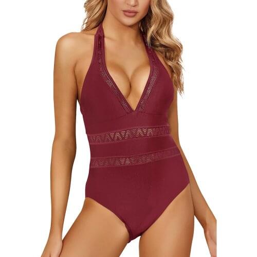 Womens One-piece Swimsuit Fashionable Comfortable Swimwear Suitable for Swimming Pool Beach Spa d88