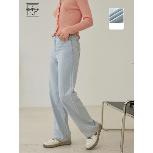 ZIQIAO Womens High Jeans