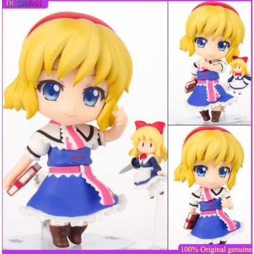 100% Original: Touhou Project Alice Q version figma PVC Action Figure Anime Figure Model Toys Figure Collection Doll Gift