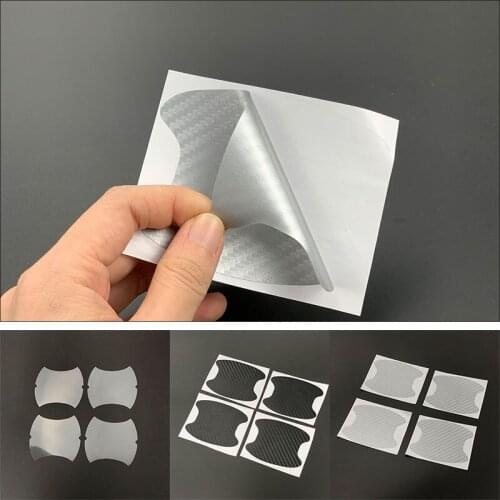 4pcs/Lot Car Handle Protection Sticker For Kia Rio K2 K3 K5 K4 K9 K900 KX3 KX5 KX7 Cerato Soul Forte Sportage