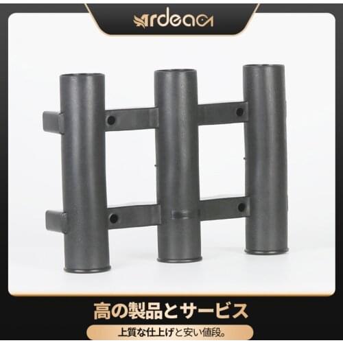 ARDEA 3 Pole tube rack fishing rod triple rod holder with mounting screws