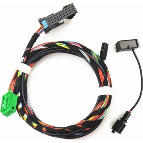 Car Bluetooth Cable Harness Wiring With Microphone For 9W2 RCD510 RNS510 Passat B6 B7 Golf 5 MK5 6 MK6 Tiguan Touran Polo Eos