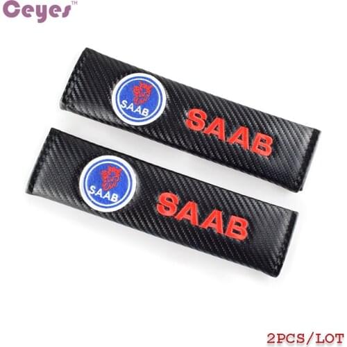 Ceyes Car-Styling Auto Stickers Accessories Case For Saab Car Logo Emblems 03-10 9-3 9-5 93 95 9000 900 428 Badge Car Styling